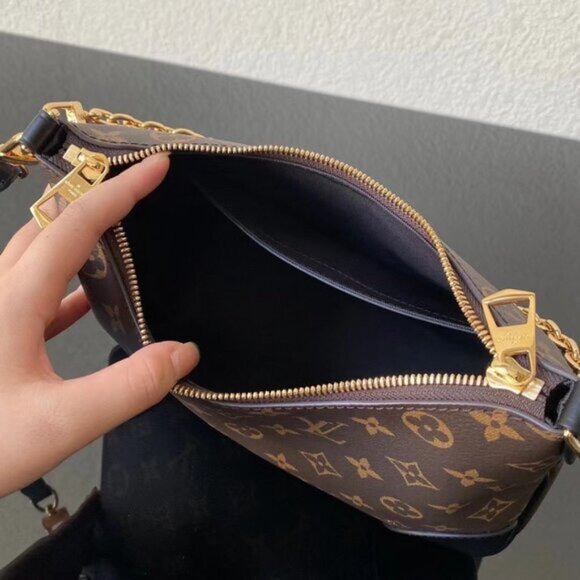 LV Monogram Hobo Bag with Chain Accent - Picture 7 of 7